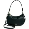 Kate Spade New York Leather Convertible Shoulder Bag In Black