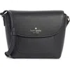 Kate Spade New York Leather Crossbody Bag In Black
