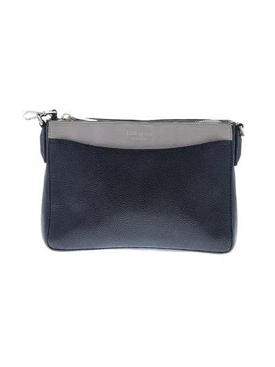 Pre-owned Kate Spade New York Leather Crossbody Bag In Black