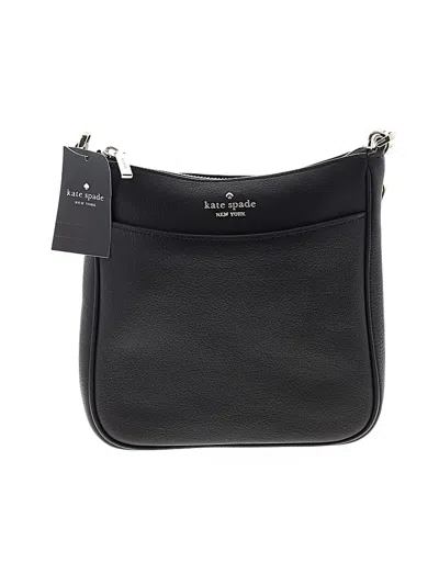 Kate Spade New York Leather Crossbody Bag In Black