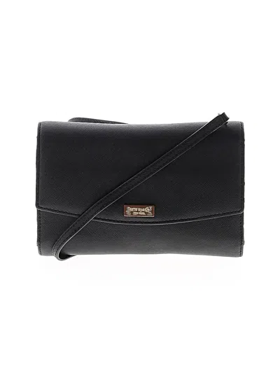 Pre-owned Kate Spade New York Leather Crossbody Bag In Black