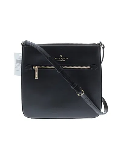 Kate Spade New York Leather Crossbody Bag In Black