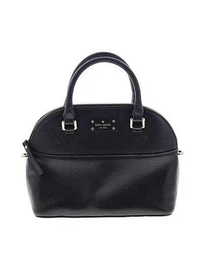 Pre-owned Kate Spade New York Leather Crossbody Bag In Black