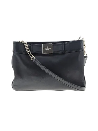 Pre-owned Kate Spade New York Leather Crossbody Bag In Black