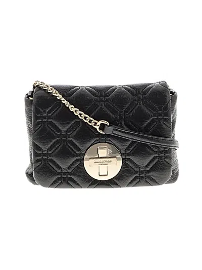Pre-owned Kate Spade New York Leather Crossbody Bag In Black