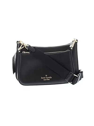 Kate Spade New York Leather Crossbody Bag In Black