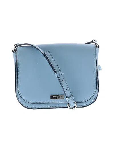 Pre-owned Kate Spade New York Leather Crossbody Bag In Blue