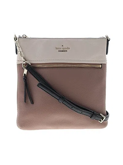 Pre-owned Kate Spade New York Leather Crossbody Bag In Brown
