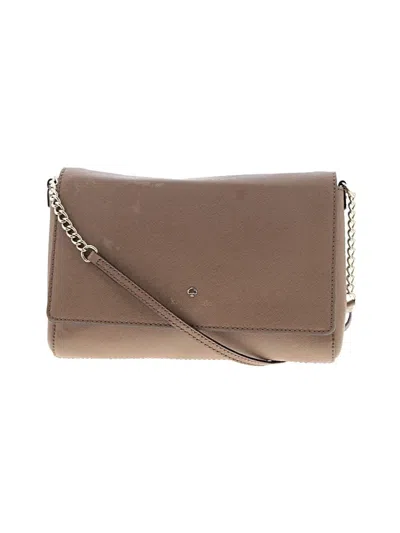 Pre-owned Kate Spade New York Leather Crossbody Bag In Brown