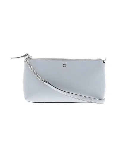 Pre-owned Kate Spade New York Leather Crossbody Bag In Gray