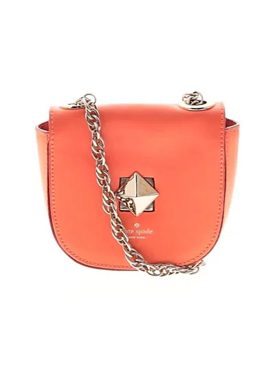 Pre-owned Kate Spade New York Leather Crossbody Bag In Pink
