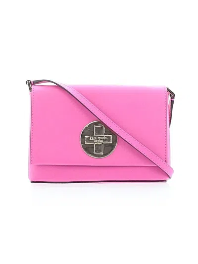 Pre-owned Kate Spade New York Leather Crossbody Bag In Pink