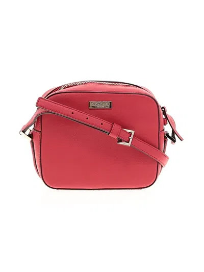 Pre-owned Kate Spade New York Leather Crossbody Bag In Red