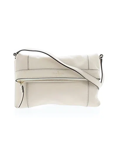 Pre-owned Kate Spade New York Leather Crossbody Bag In White