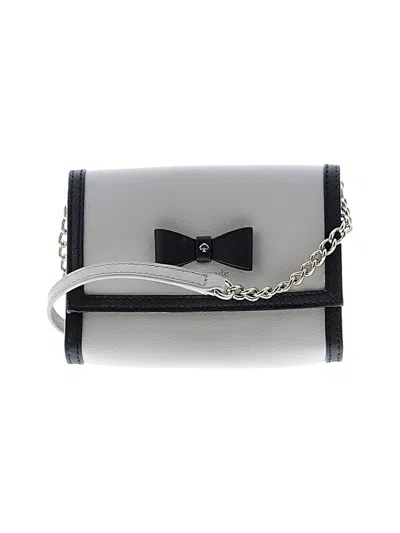 Pre-owned Kate Spade New York Leather Crossbody Bag In White