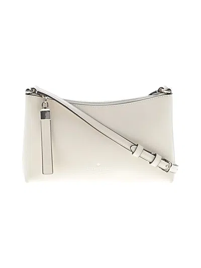 Pre-owned Kate Spade New York Leather Crossbody Bag In White