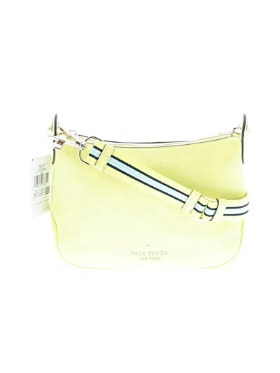 Kate Spade New York Leather Crossbody Bag In Yellow