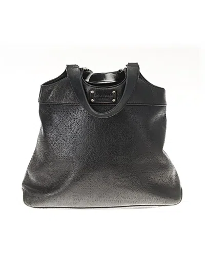 Pre-owned Kate Spade New York Leather Hobo Bag In Black