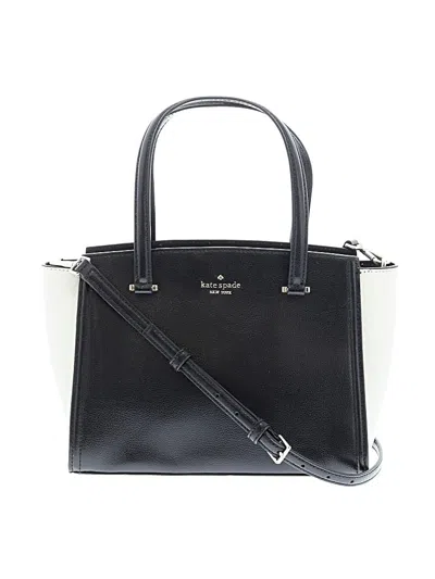 Pre-owned Kate Spade New York Leather Satchel In Black