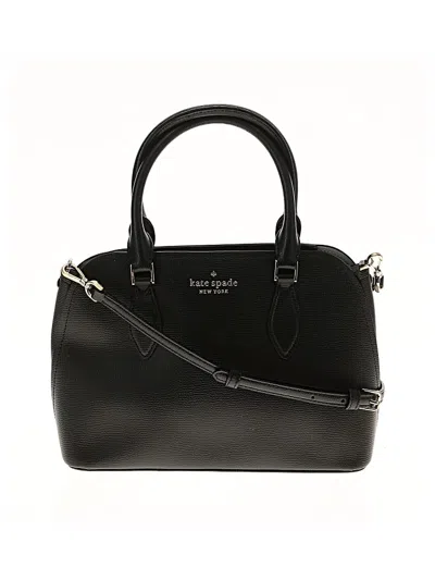 Pre-owned Kate Spade New York Leather Satchel In Black