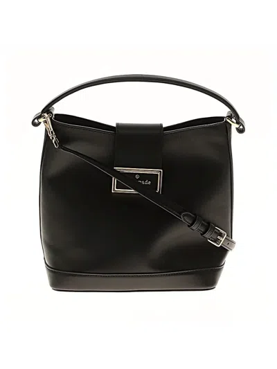 Pre-owned Kate Spade New York Leather Satchel In Black