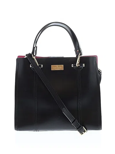 Pre-owned Kate Spade New York Leather Satchel In Black
