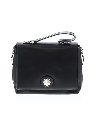 Pre-owned Kate Spade New York Leather Satchel In Black