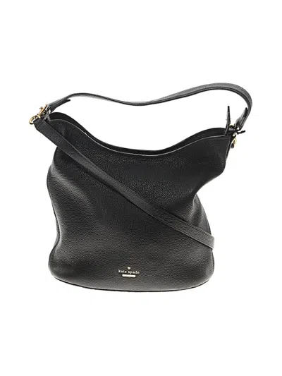 Pre-owned Kate Spade New York Leather Satchel In Black
