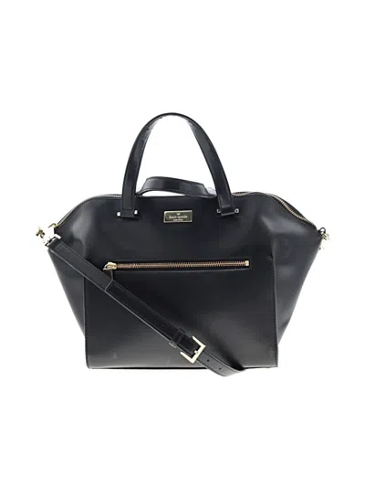 Pre-owned Kate Spade New York Leather Satchel In Black