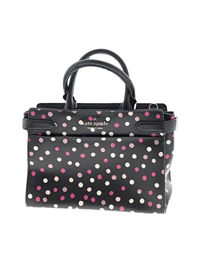Pre-owned Kate Spade New York Leather Satchel In Black