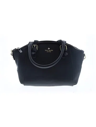 Pre-owned Kate Spade New York Leather Satchel In Black