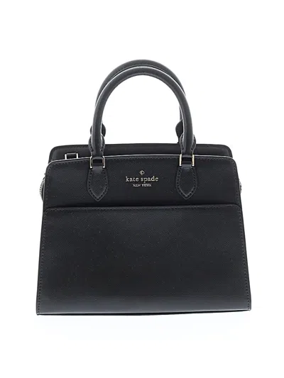 Pre-owned Kate Spade New York Leather Satchel In Black