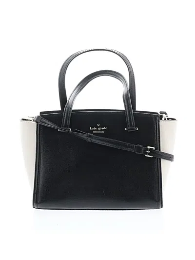 Pre-owned Kate Spade New York Leather Satchel In Black