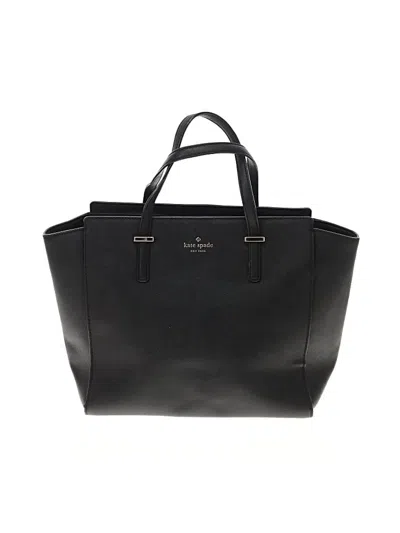 Pre-owned Kate Spade New York Leather Satchel In Black