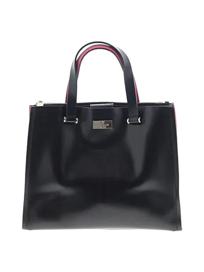 Pre-owned Kate Spade New York Leather Satchel In Black