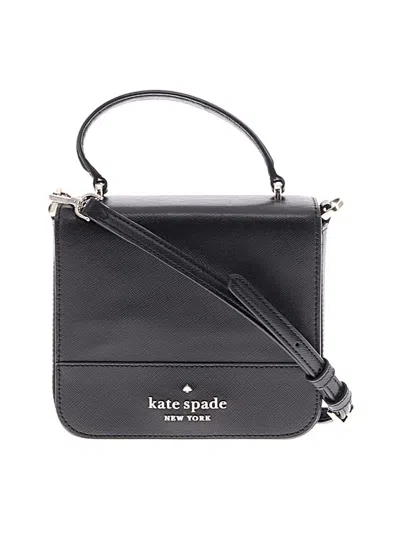 Pre-owned Kate Spade New York Leather Satchel In Black