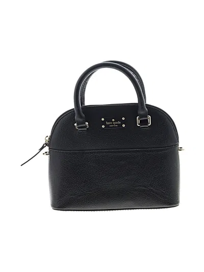 Pre-owned Kate Spade New York Leather Satchel In Black