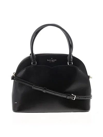 Pre-owned Kate Spade New York Leather Satchel In Black