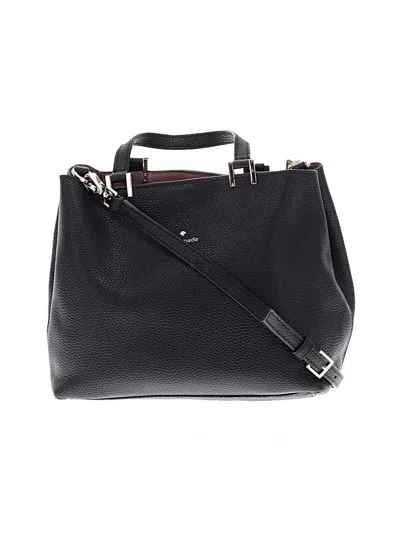Pre-owned Kate Spade New York Leather Satchel In Black