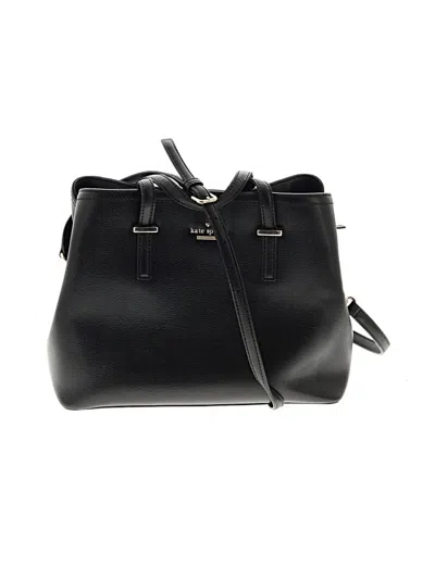 Pre-owned Kate Spade New York Leather Satchel In Black