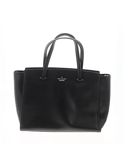 Pre-owned Kate Spade New York Leather Satchel In Black
