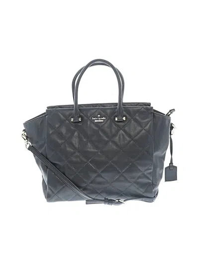 Pre-owned Kate Spade New York Leather Satchel In Black