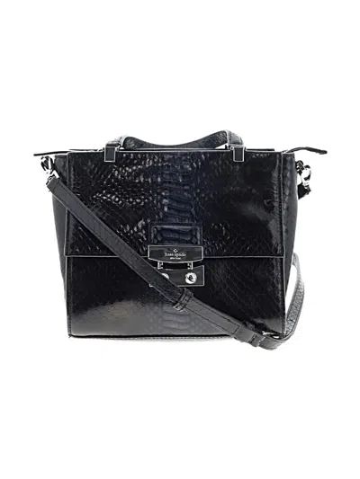 Pre-owned Kate Spade New York Leather Satchel In Black