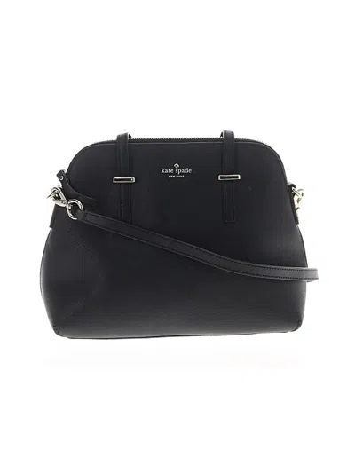 Pre-owned Kate Spade New York Leather Satchel In Black