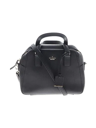 Pre-owned Kate Spade New York Leather Satchel In Black