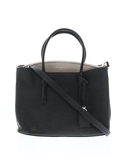 Pre-owned Kate Spade New York Leather Satchel In Black