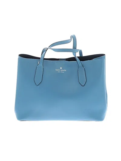 Pre-owned Kate Spade New York Leather Satchel In Blue