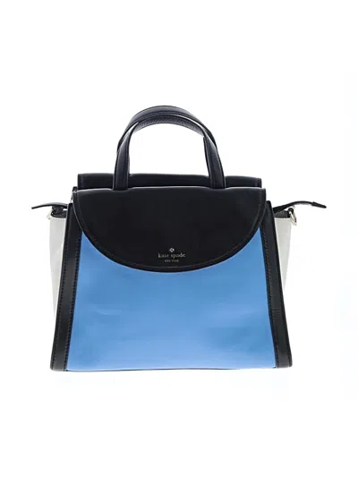Pre-owned Kate Spade New York Leather Satchel In Blue