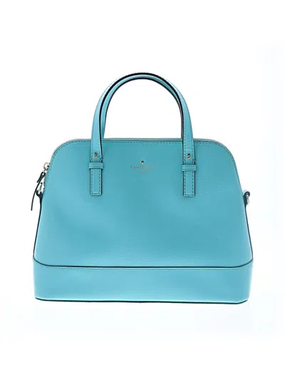 Pre-owned Kate Spade New York Leather Satchel In Blue