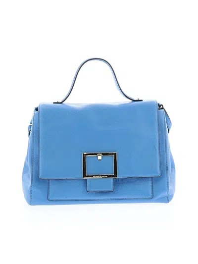 Pre-owned Kate Spade New York Leather Satchel In Blue